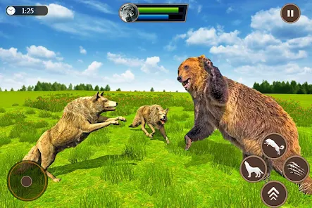 Wolf Simulator Family Sim 3D  Screenshot 2