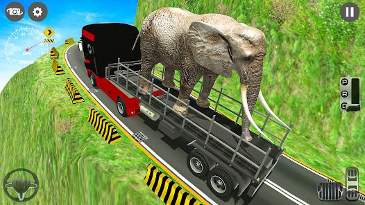 Animal transport Truck game 3d  Screenshot 1