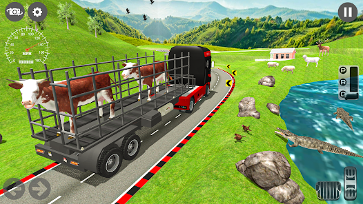 Animal transport Truck game 3d  Screenshot 2