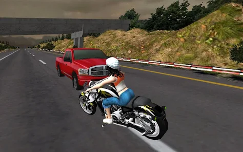 Racing Girl 3D  Screenshot 2