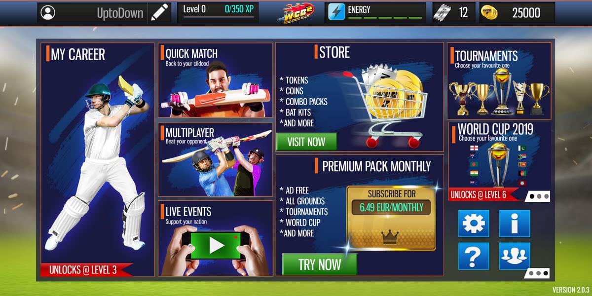 World Cricket Battle 2  Screenshot 1