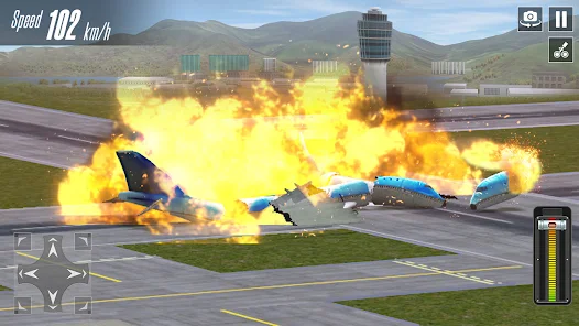 Plane Crash 3d: Airplane Games  Screenshot 1