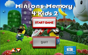 Minions Memory 4 Kids 2  Screenshot 1