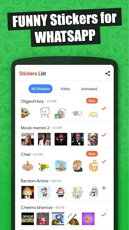 Live Stickers for Whatsapp  Screenshot 3