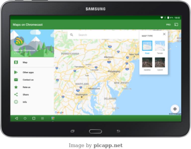 Maps on Chromecast  Screenshot 2