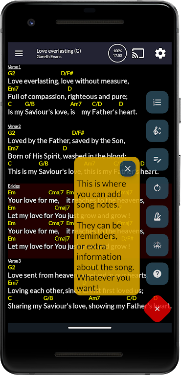 OpenSongApp - Songbook  Screenshot 2