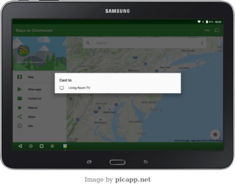 Maps on Chromecast  Screenshot 3