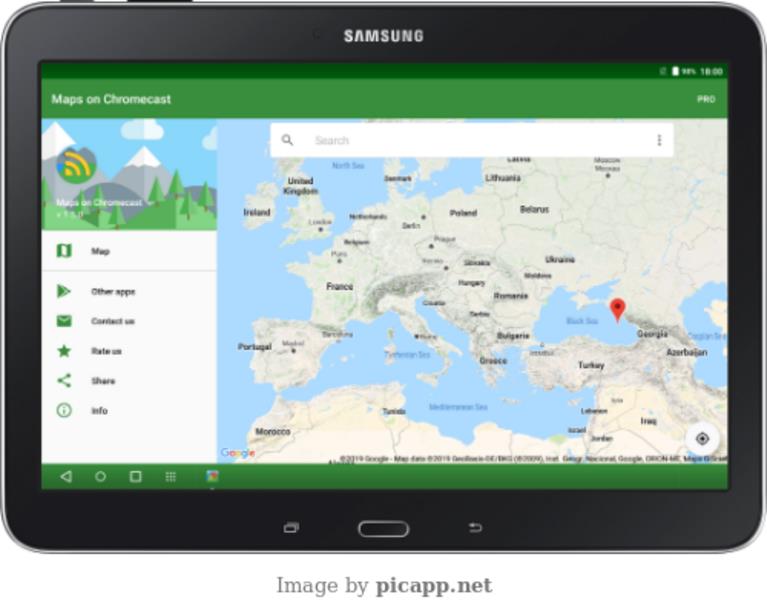 Maps on Chromecast  Screenshot 4