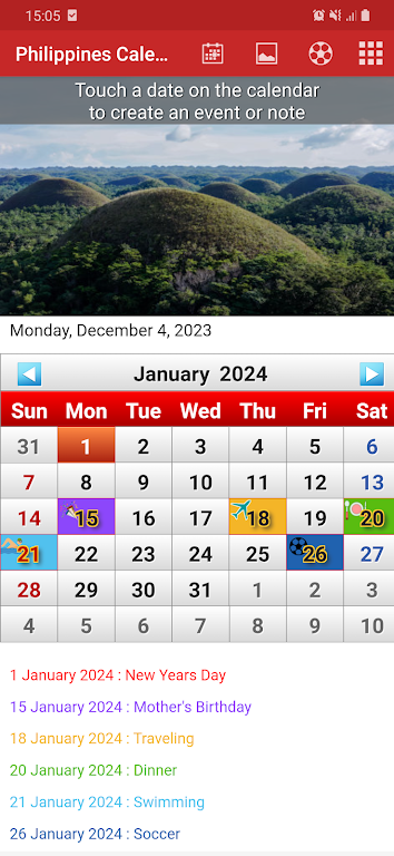 Philippines Calendar 2024  Screenshot 3