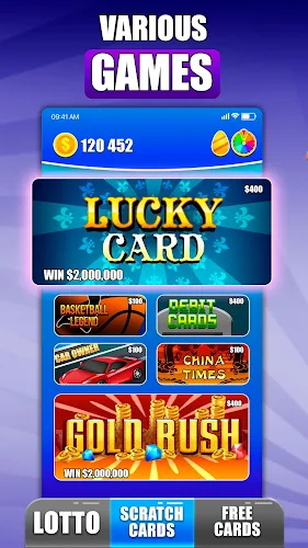 Lottery Scratchers Scratch Off  Screenshot 1