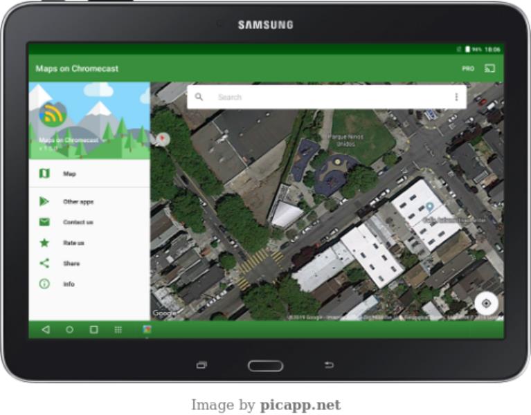 Maps on Chromecast  Screenshot 1