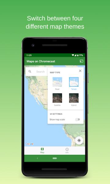 Maps on Chromecast  Screenshot 9