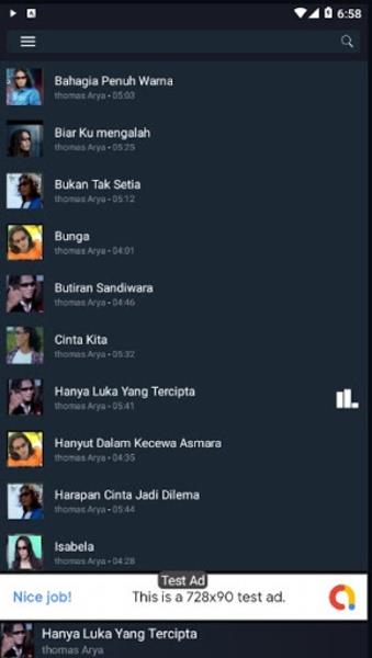 Thomas Arya lirik dan Kunci  Screenshot 2