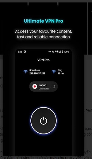 Ultimate VPN Pro - Fast & Safe  Screenshot 1