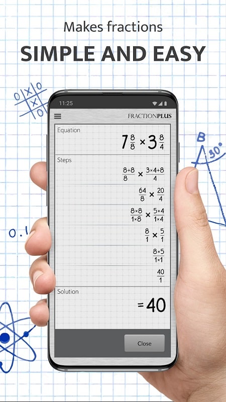 Fraction Calculator Plus  Screenshot 2