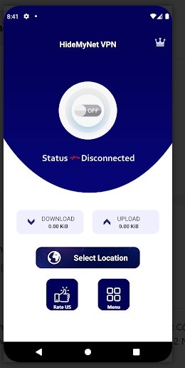 HideMyNet VPN - Fast & Secure  Screenshot 1