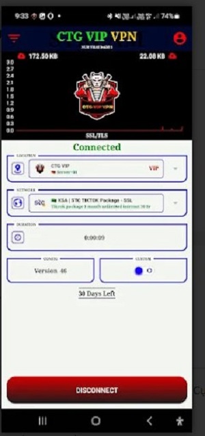 CTG VIP VPN  Screenshot 2