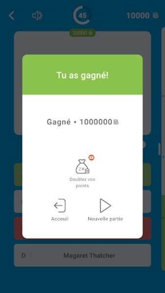 Millions Quiz - Français  Screenshot 2