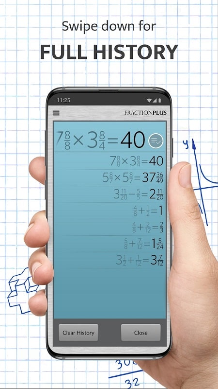 Fraction Calculator Plus  Screenshot 1