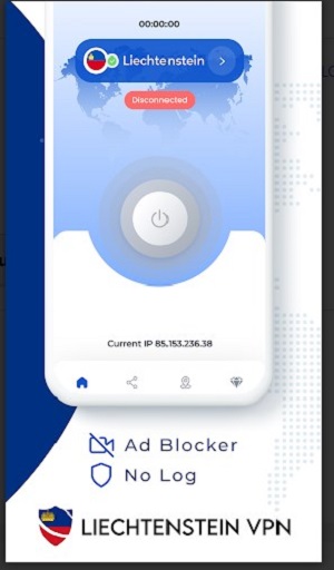 VPN Liechtenstein - Get IP  Screenshot 1