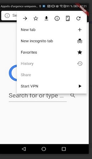 Surfsafer Browser: Web VPN  Screenshot 1