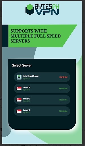 BytesPH VPN  Screenshot 1