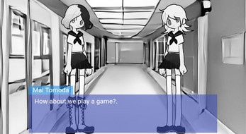 A Quick Rejection: a rushed visual novel.  Screenshot 2