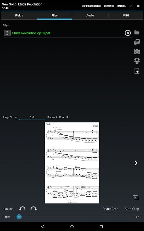 MobileSheets Trial  Screenshot 1