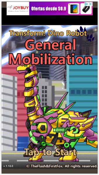 Transform! Dino Robot - General Mobilization  Screenshot 1