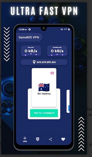 GameRift VPN - SecureVPN Proxy  Screenshot 2