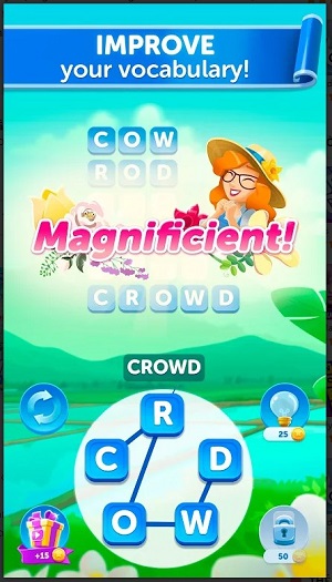 Bouquet of Words: Word Game  Screenshot 2