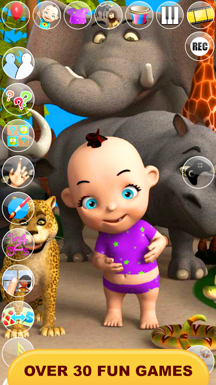 Talking bé Babsy Tại The Zoo  Screenshot 3