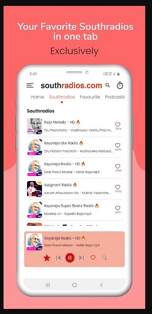 Southradios Tamil FM Radio HD  Screenshot 1