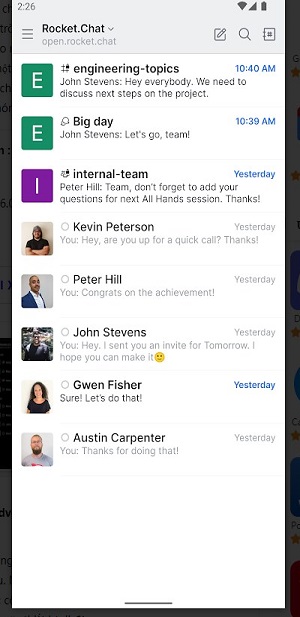 Rocket.Chat  Screenshot 3