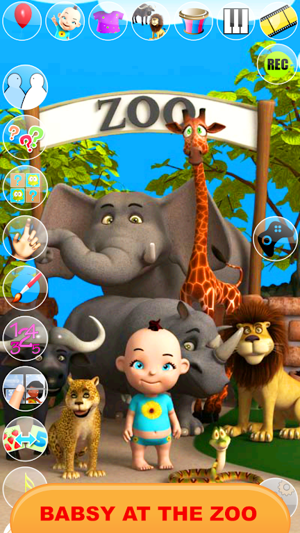 Talking bé Babsy Tại The Zoo  Screenshot 1