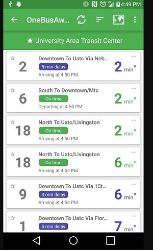 OneBusAway  Screenshot 2