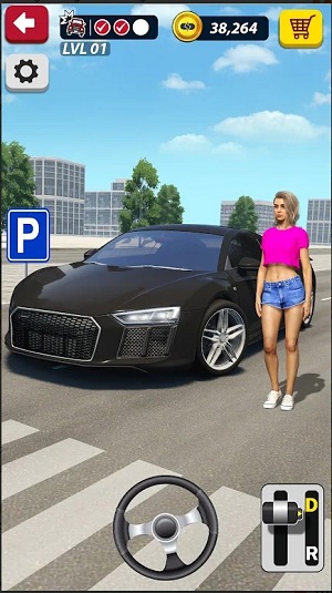 lái xe ô tô- 3D trò chơi taxi  Screenshot 2