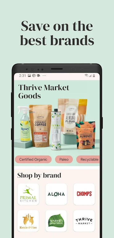 Thrive Market: Shop Healthy  Screenshot 1