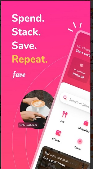 Fave | Cashback & Savings  Screenshot 1