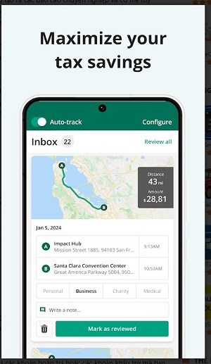 Mileage Tracker by Driversnote  Screenshot 3