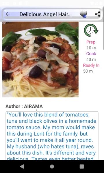 Italian Meal Recipes  Screenshot 1