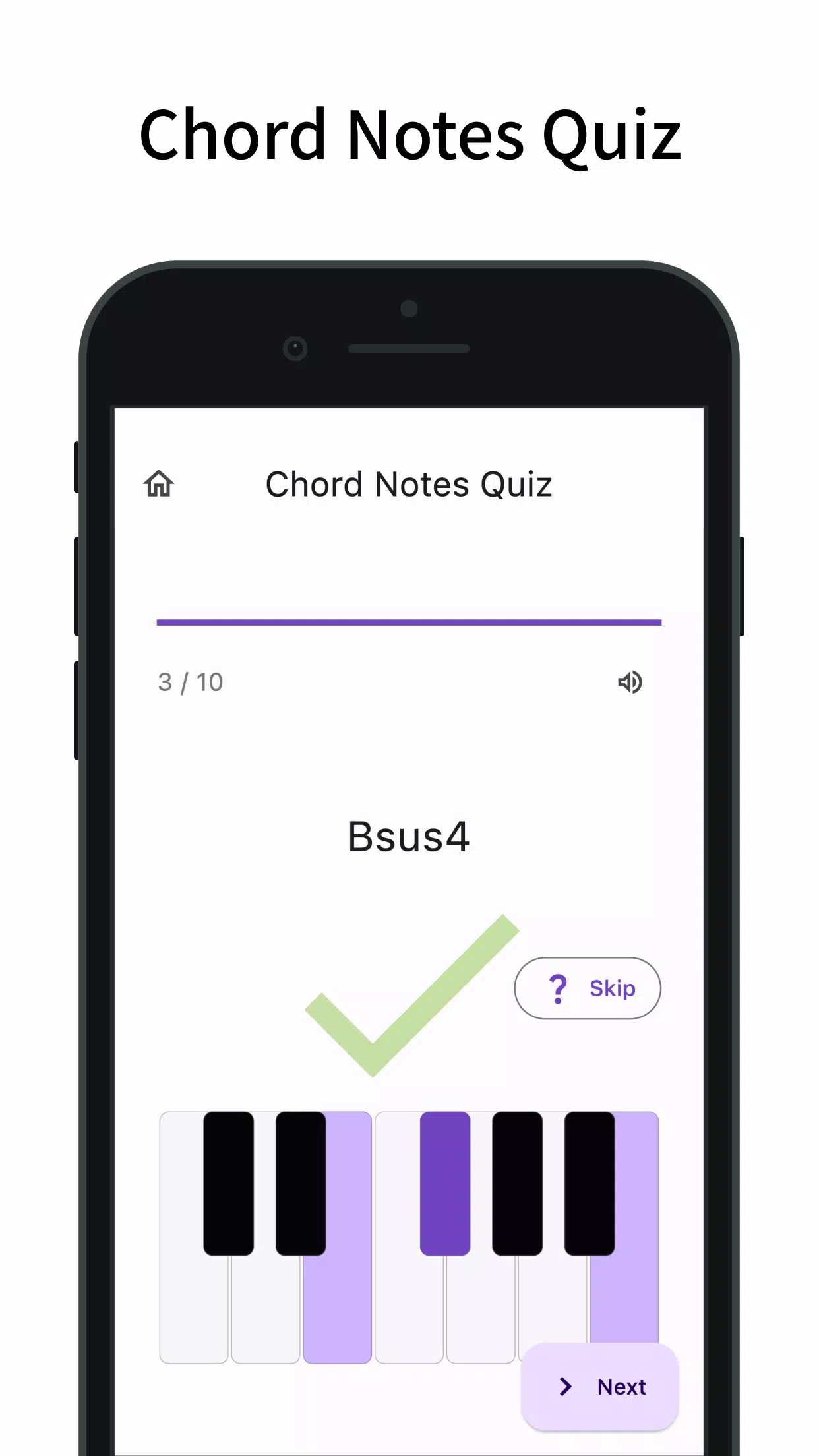 Chord Quiz: Learn Piano Chord  Screenshot 2