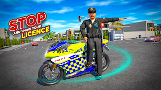 Police Bike Stunt Race Game  Screenshot 2