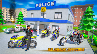 Police Bike Stunt Race Game  Screenshot 4