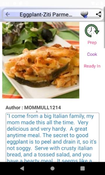 Italian Meal Recipes  Screenshot 7