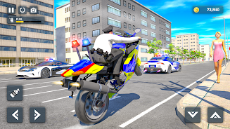 Police Bike Stunt Race Game  Screenshot 8