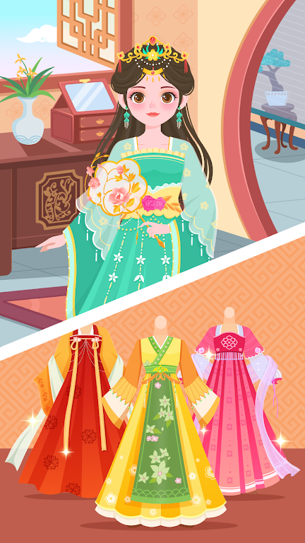 DuDu Princess dress up game  Screenshot 1