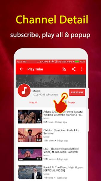 Tube Video Player  Screenshot 2