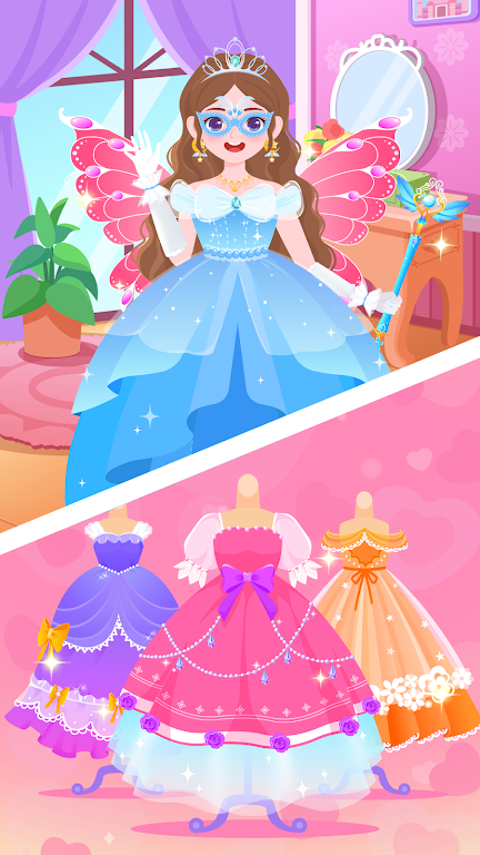 DuDu Princess dress up game  Screenshot 2