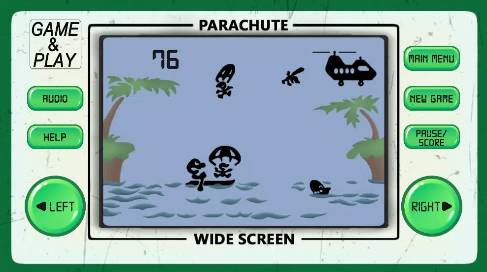 PARACHUTE: 80s arcade games  Screenshot 2